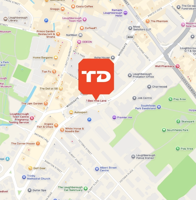 Image of Google Maps location for Tyrrell Digital