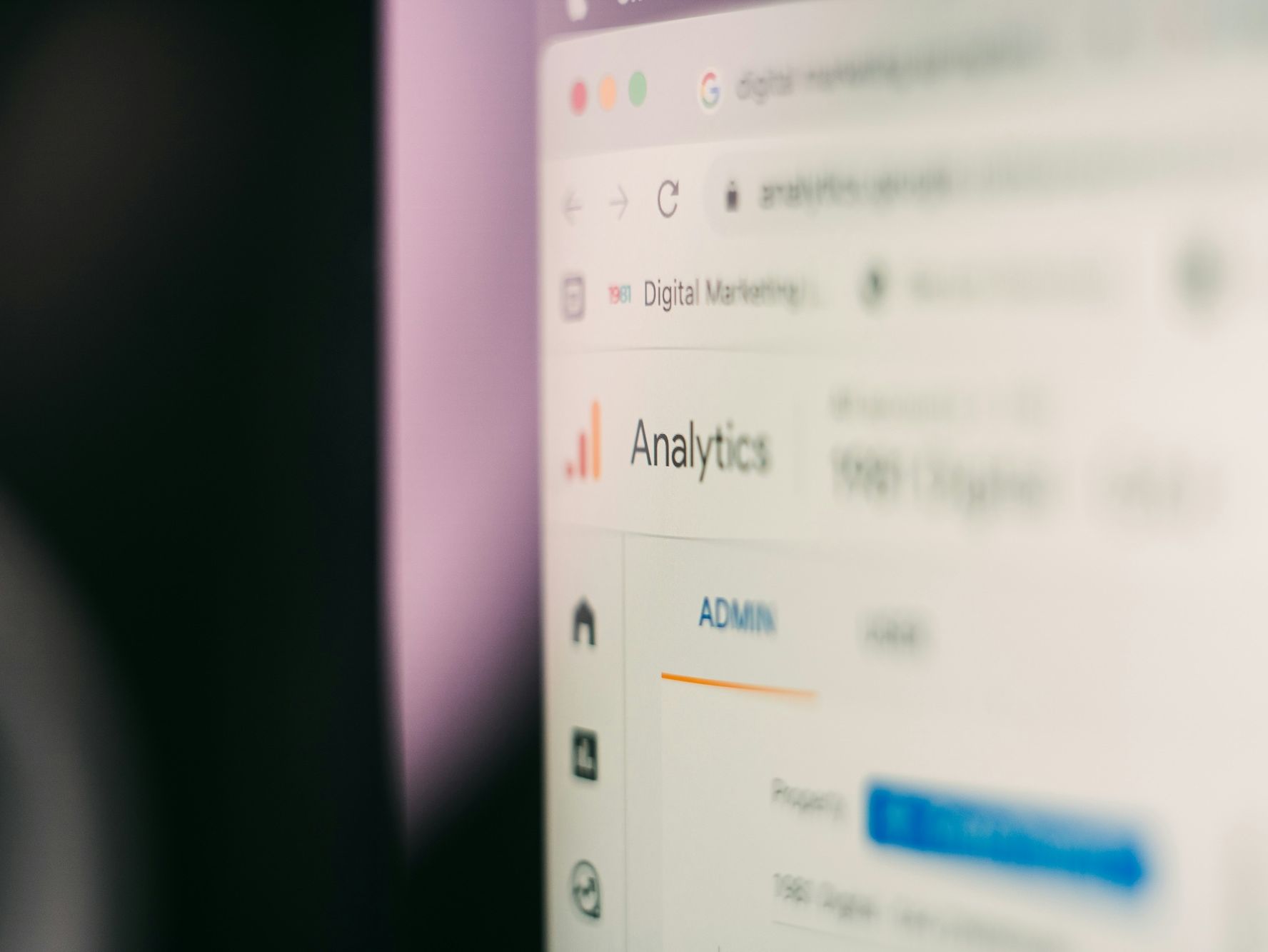 Google Analytics Screen